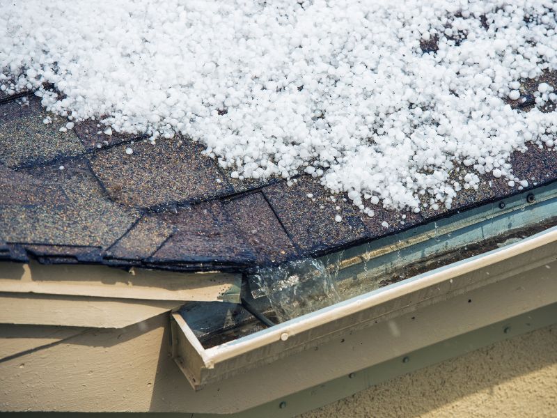 Hail Damage roof repair cullman