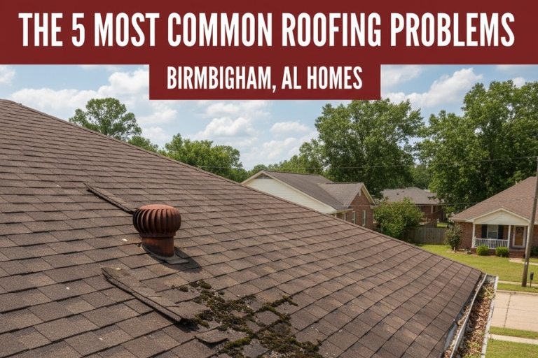 The 5 Most Common Roofing Problems in Birmingham Homes